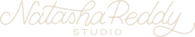 Natasha Reddy Studio Logo Light Logo
