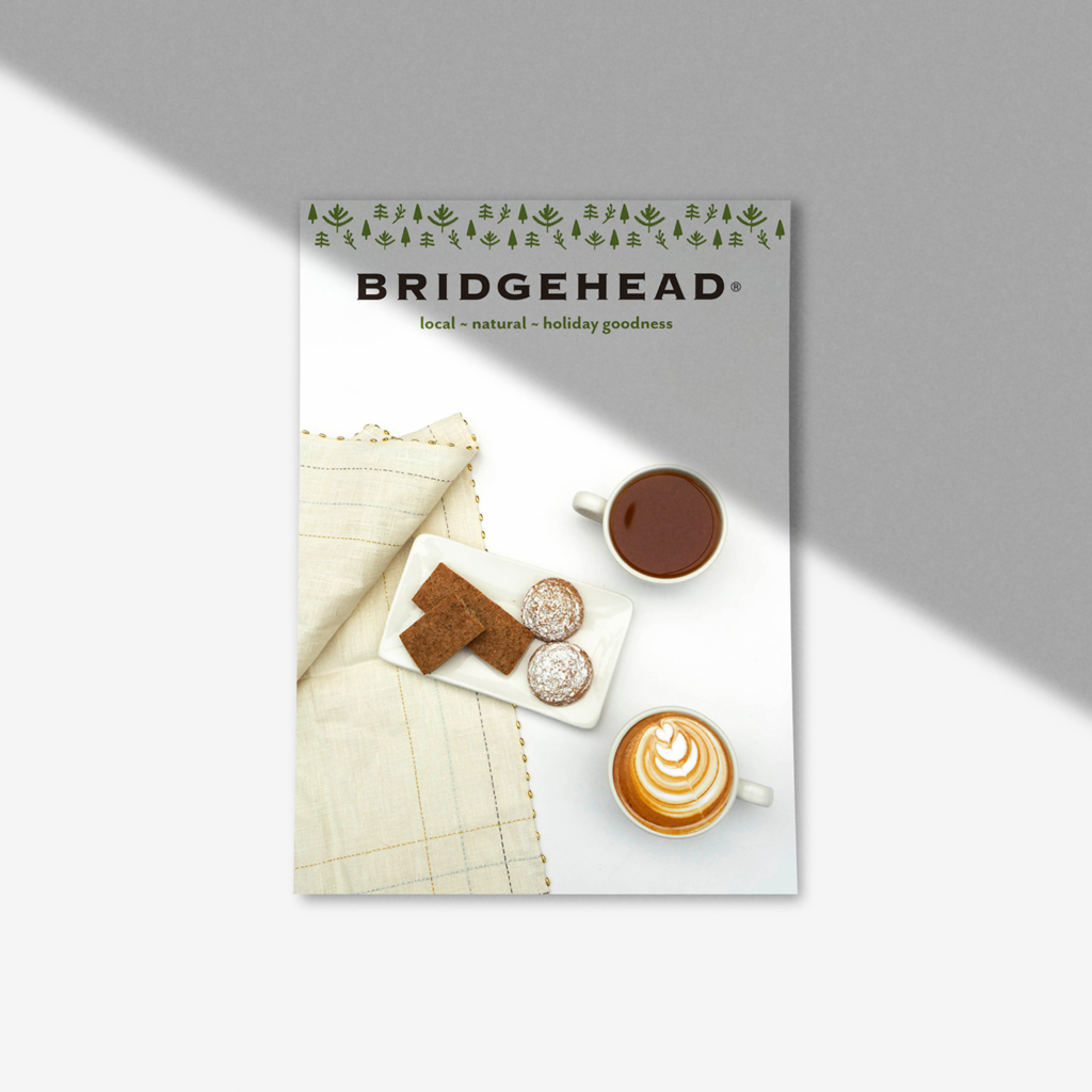 Bridgehead Coffeehouse Seasonal Drinks Photography and Menu Design