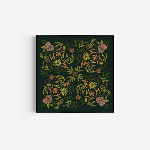 Floral Pattern Art Print