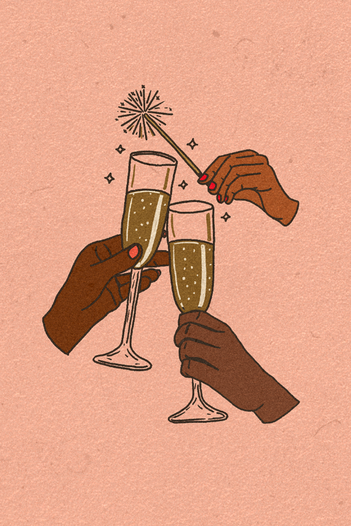 Cheers Celebration Illustration