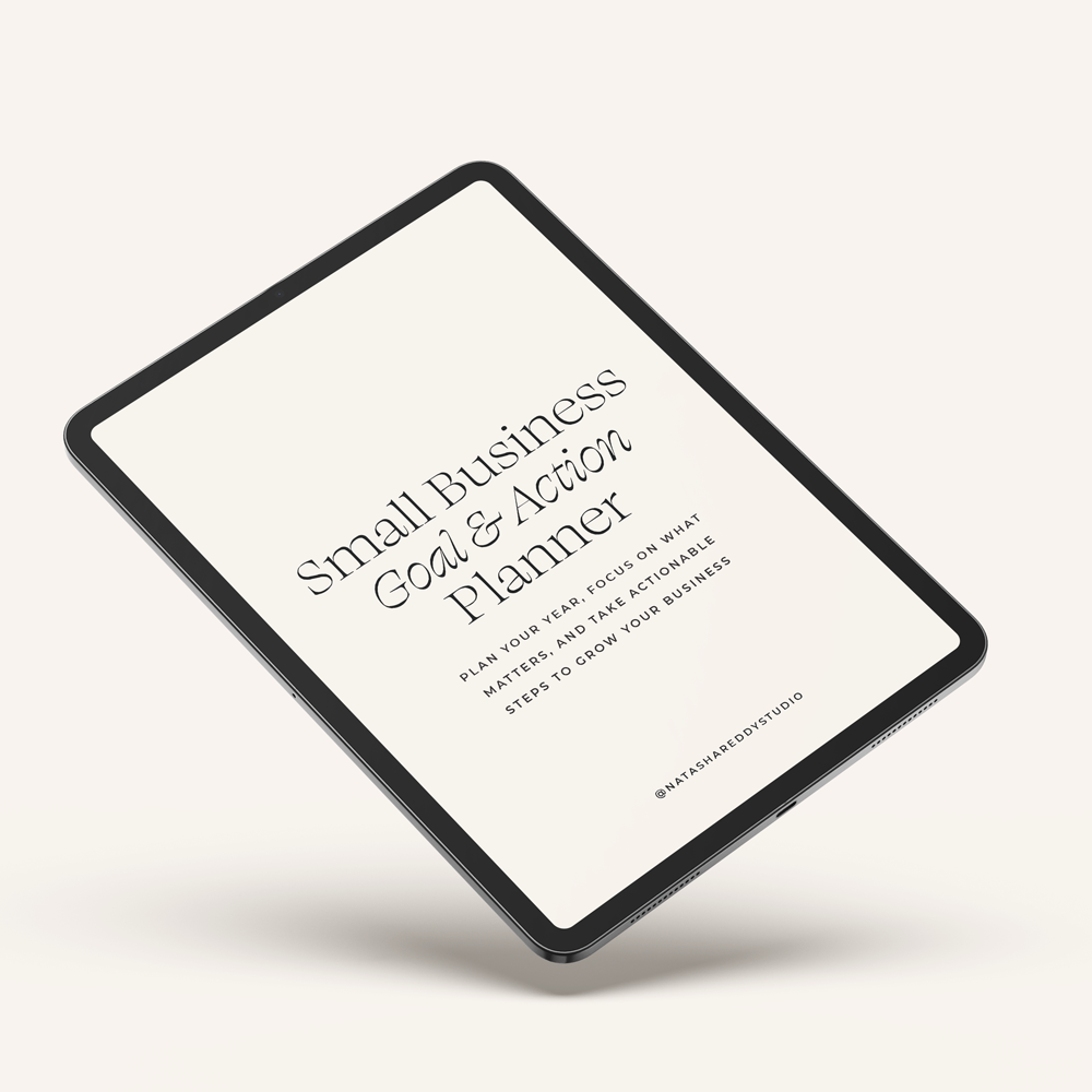 Free small business goal and action planner to help entrepreneurs organize goals, priorities, and weekly tasks.
