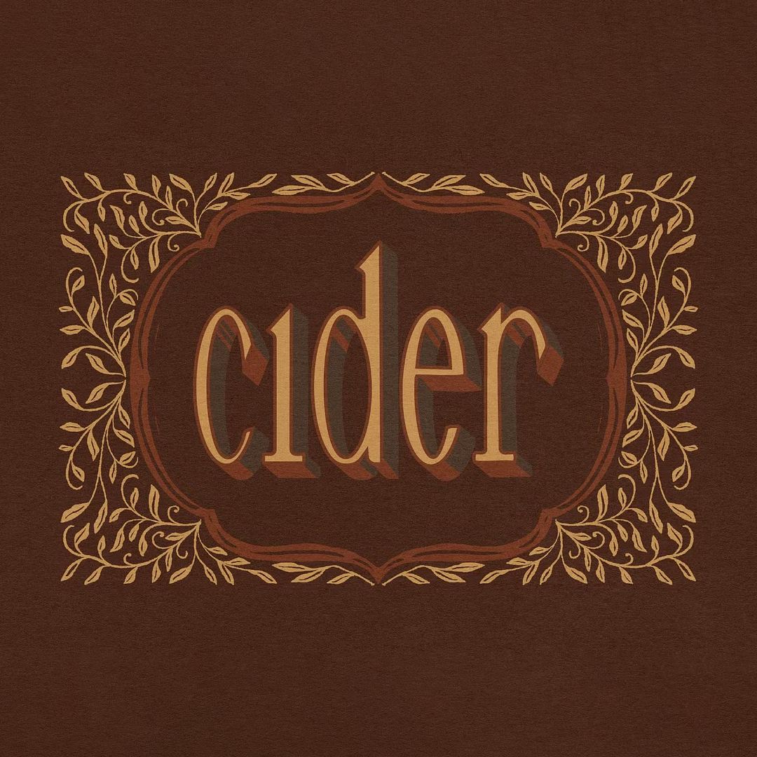 Oaklane Font Usage Example Label Design