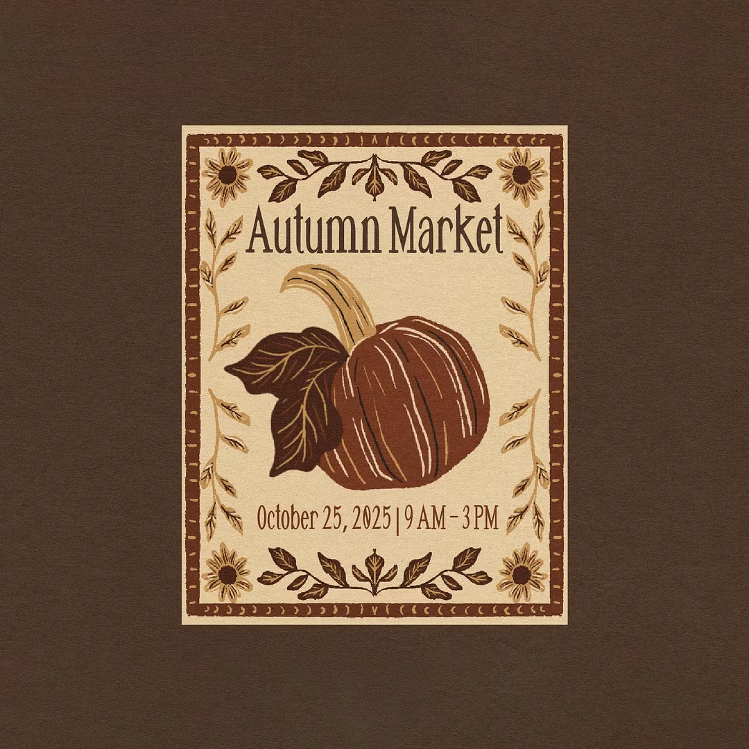 Oaklane Font Usage example poster design